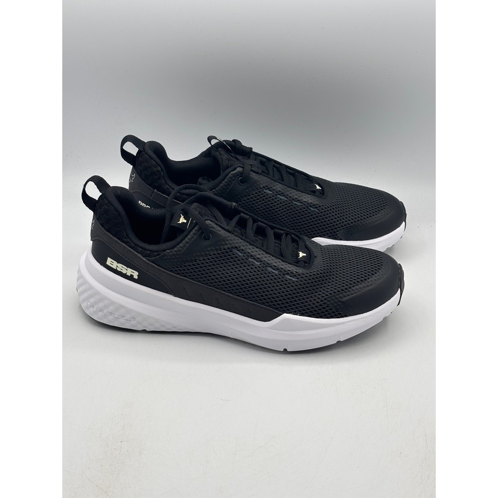 Under Armour Project Rock BSR 5 Men 8.5 Black White Training Shoes 3028296-002